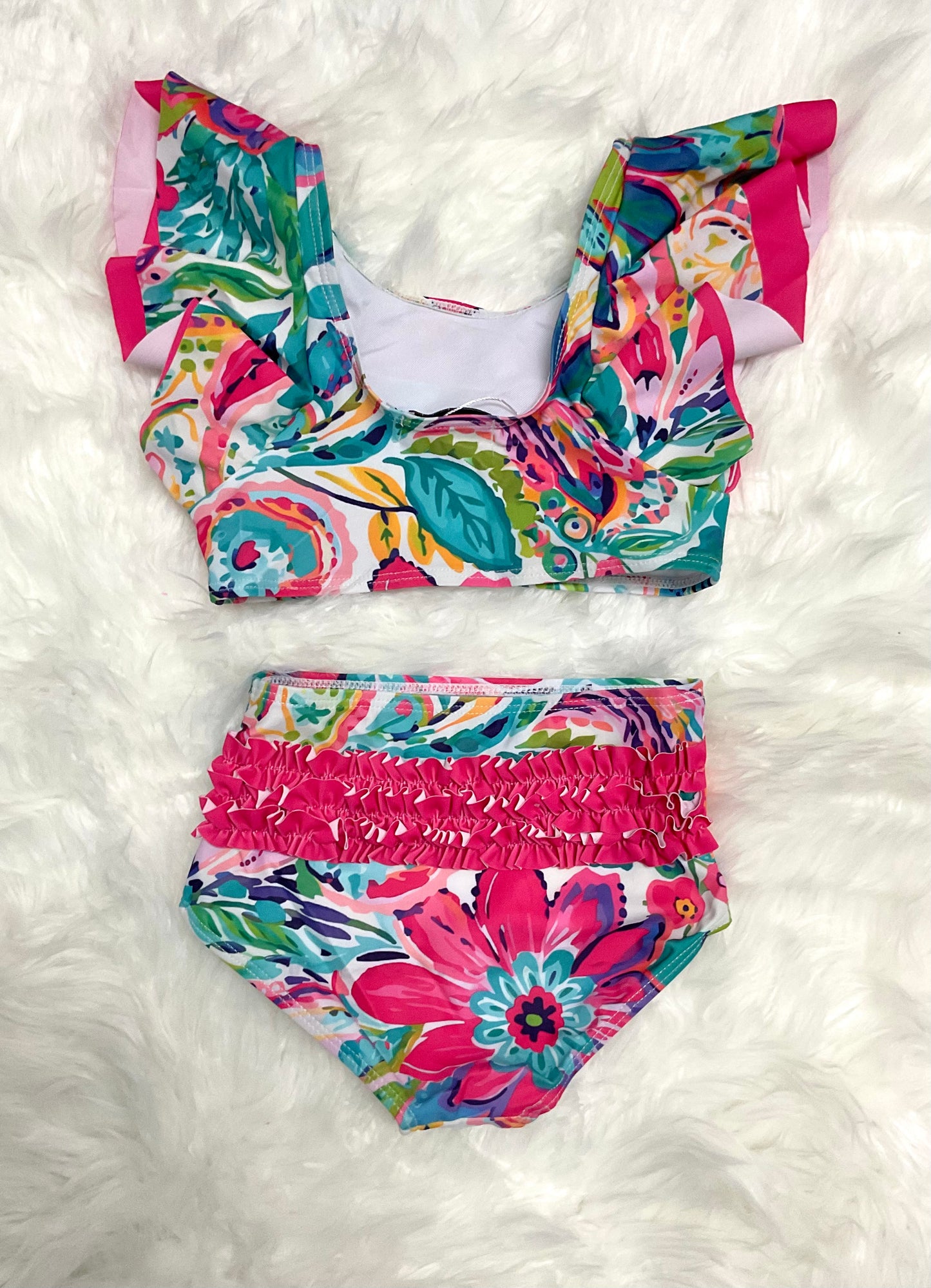 Tropical Vibes Girls Swimsuit