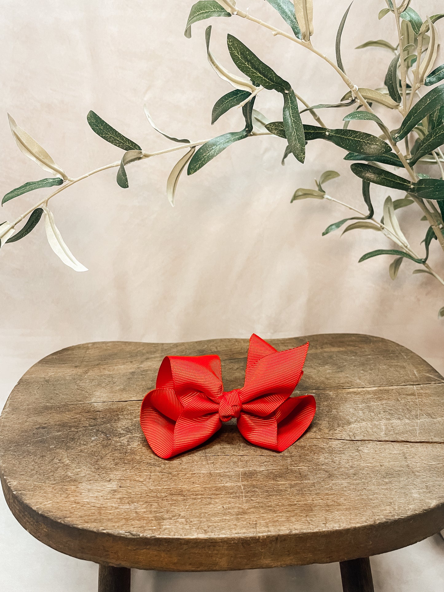 Red Clip Bow