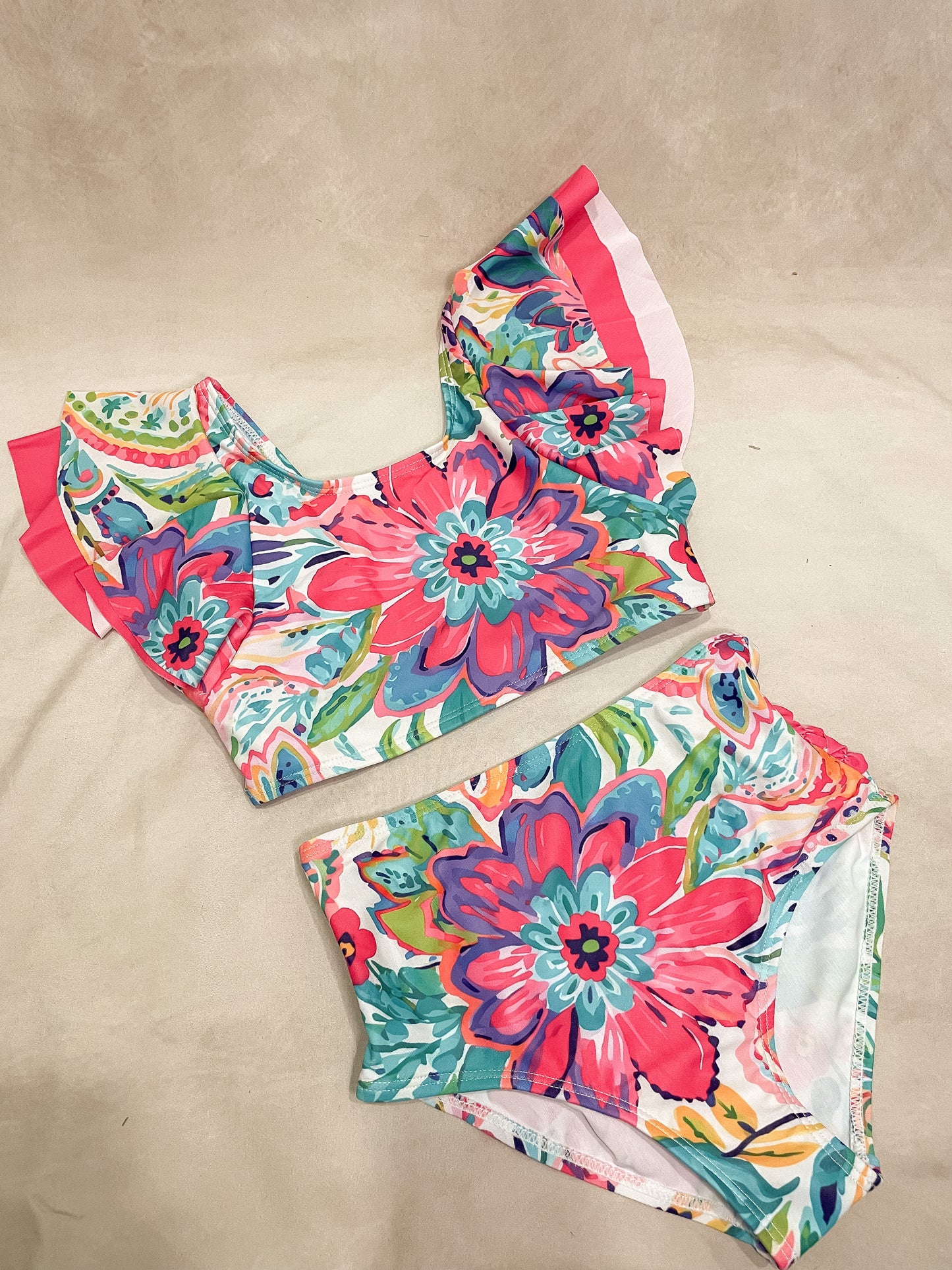 Tropical Vibes Girls Swimsuit