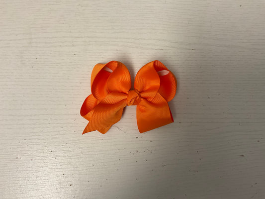 Orange Clip Bow