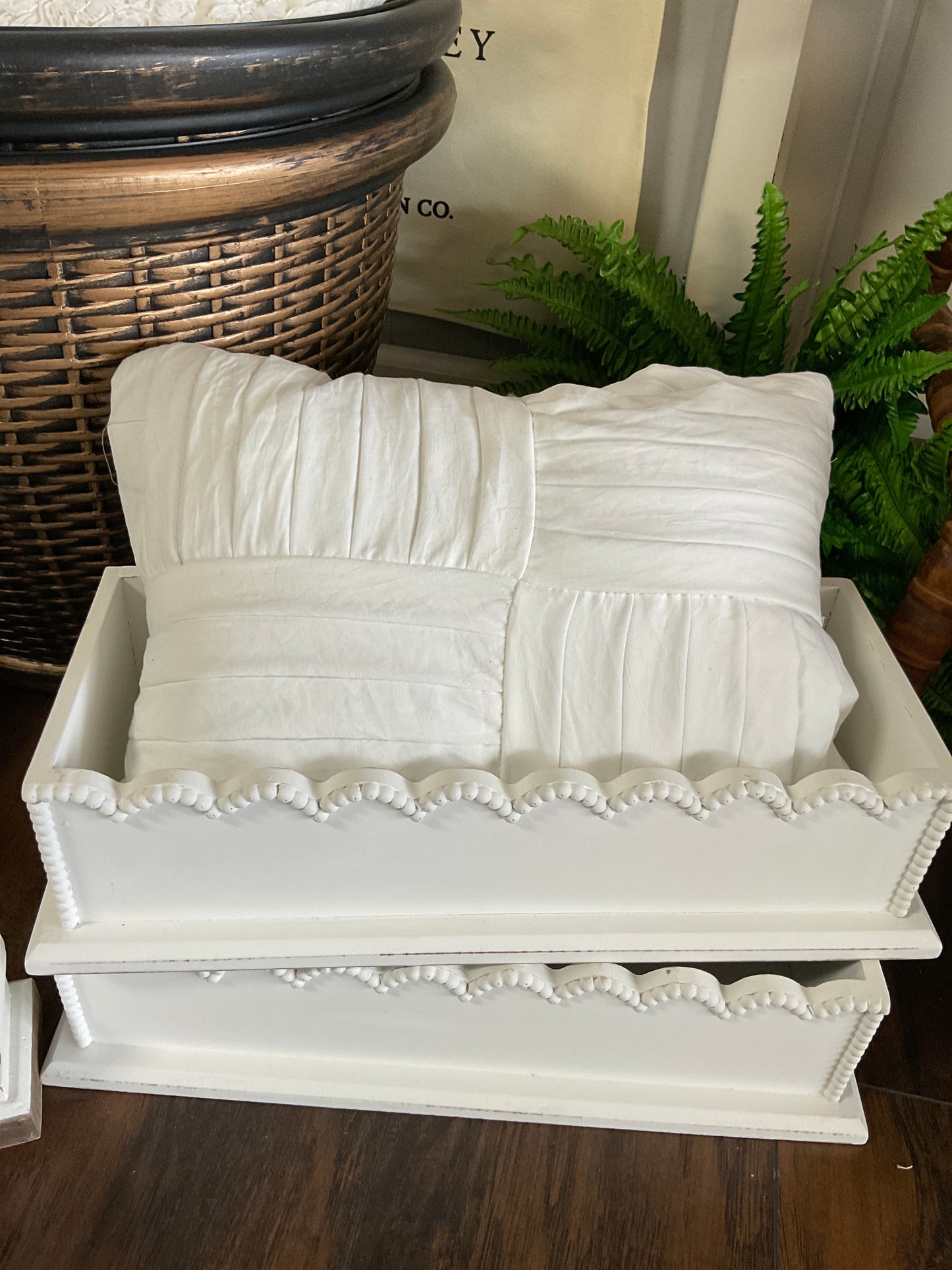 Lumbar Pillow White