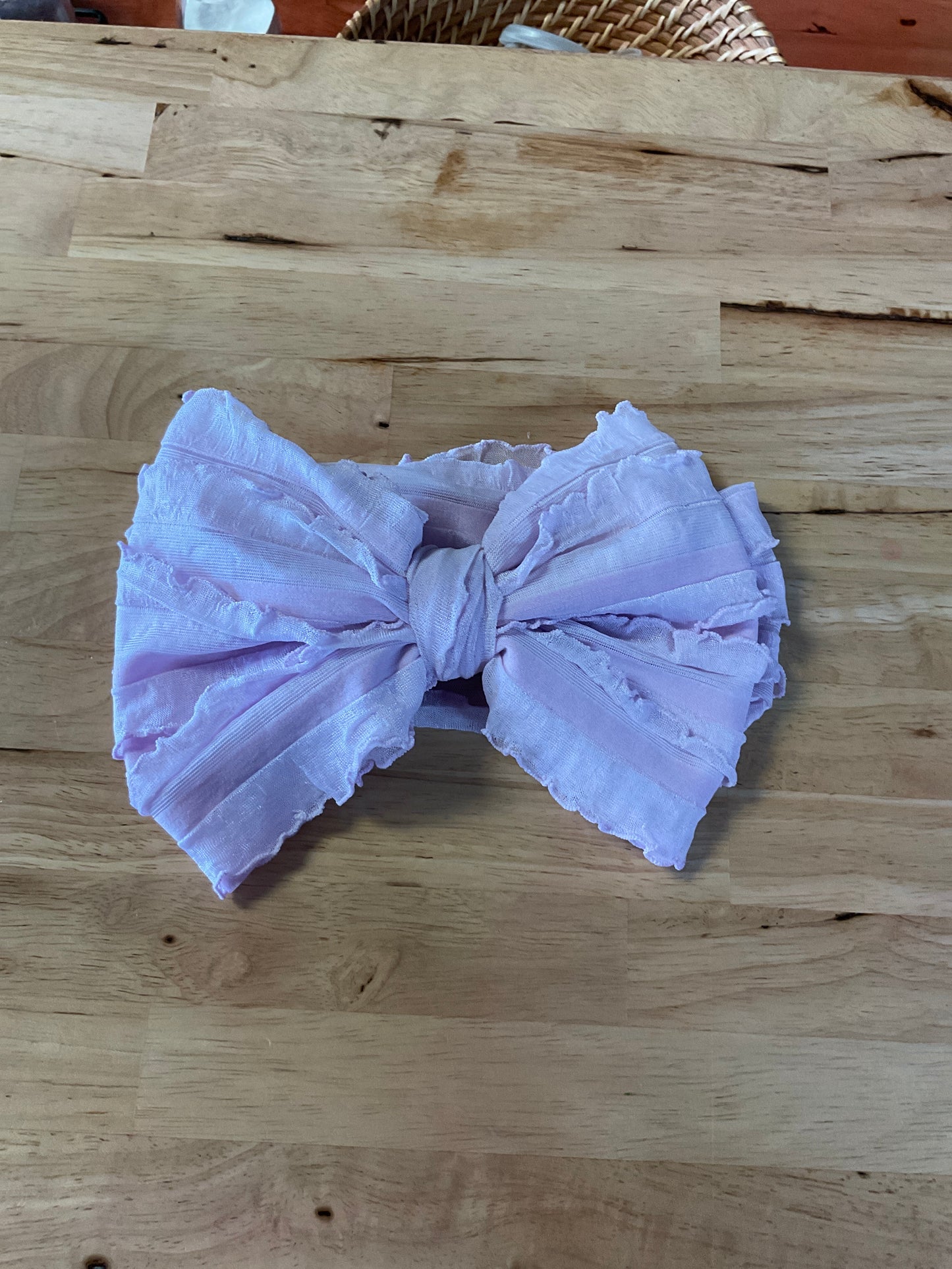 Headband Bow -lavender