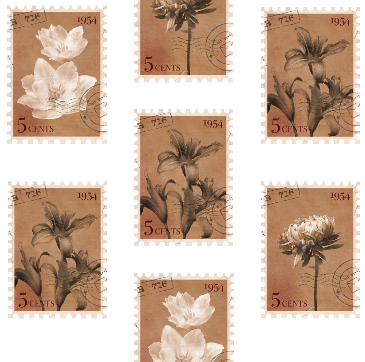 Vintage Stamps Bamboo Sleeper