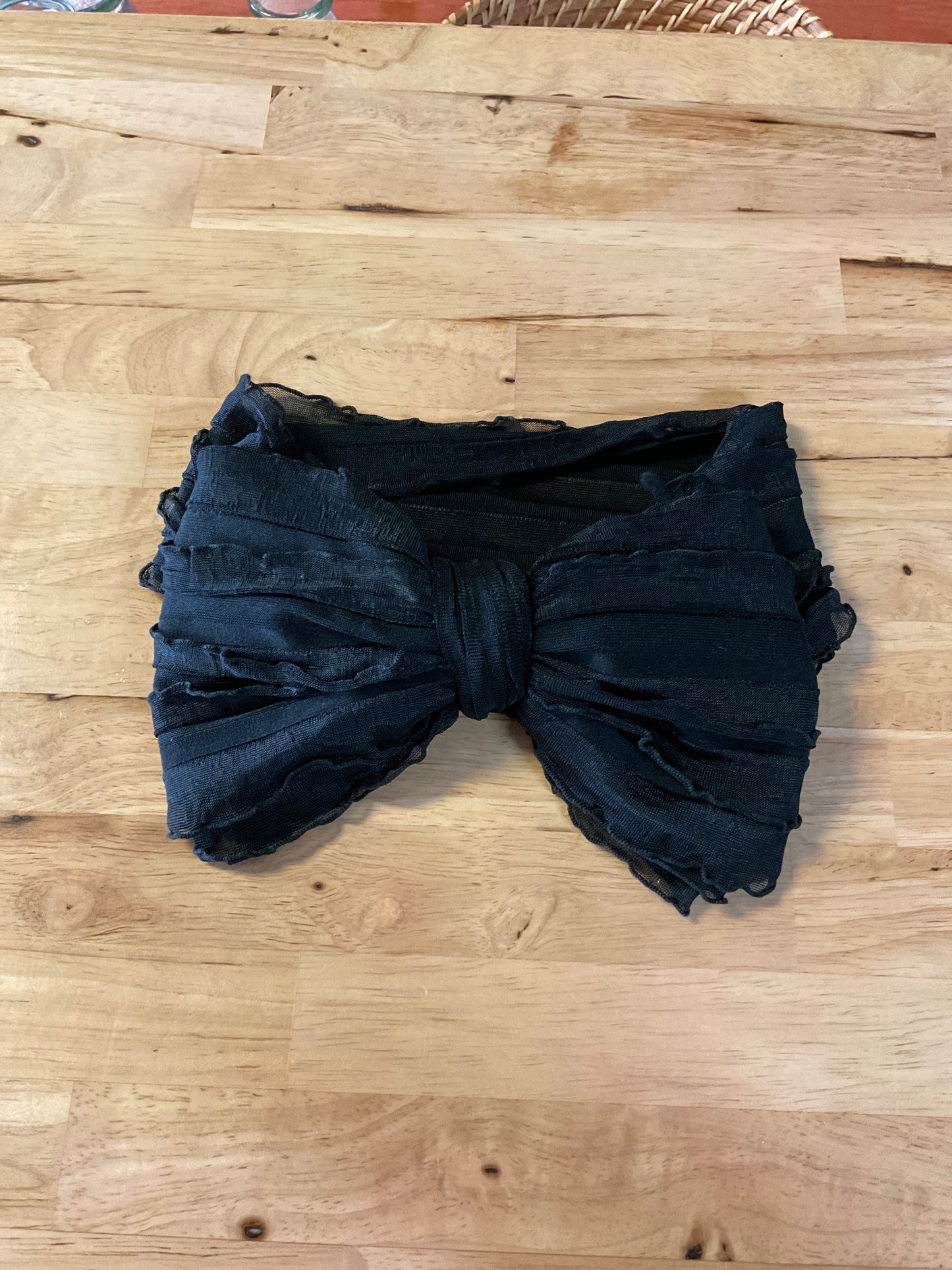 Headband Bow -Black