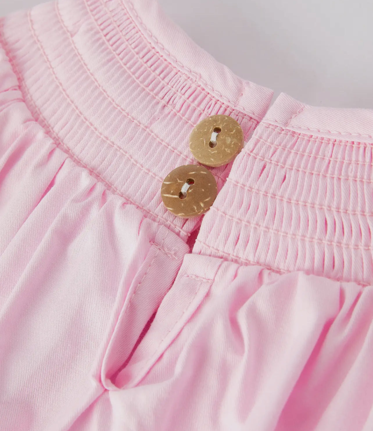 Smocked bubble bow