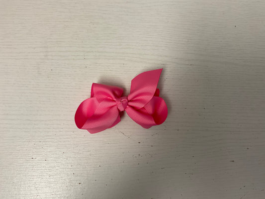 Pink Clip Bow