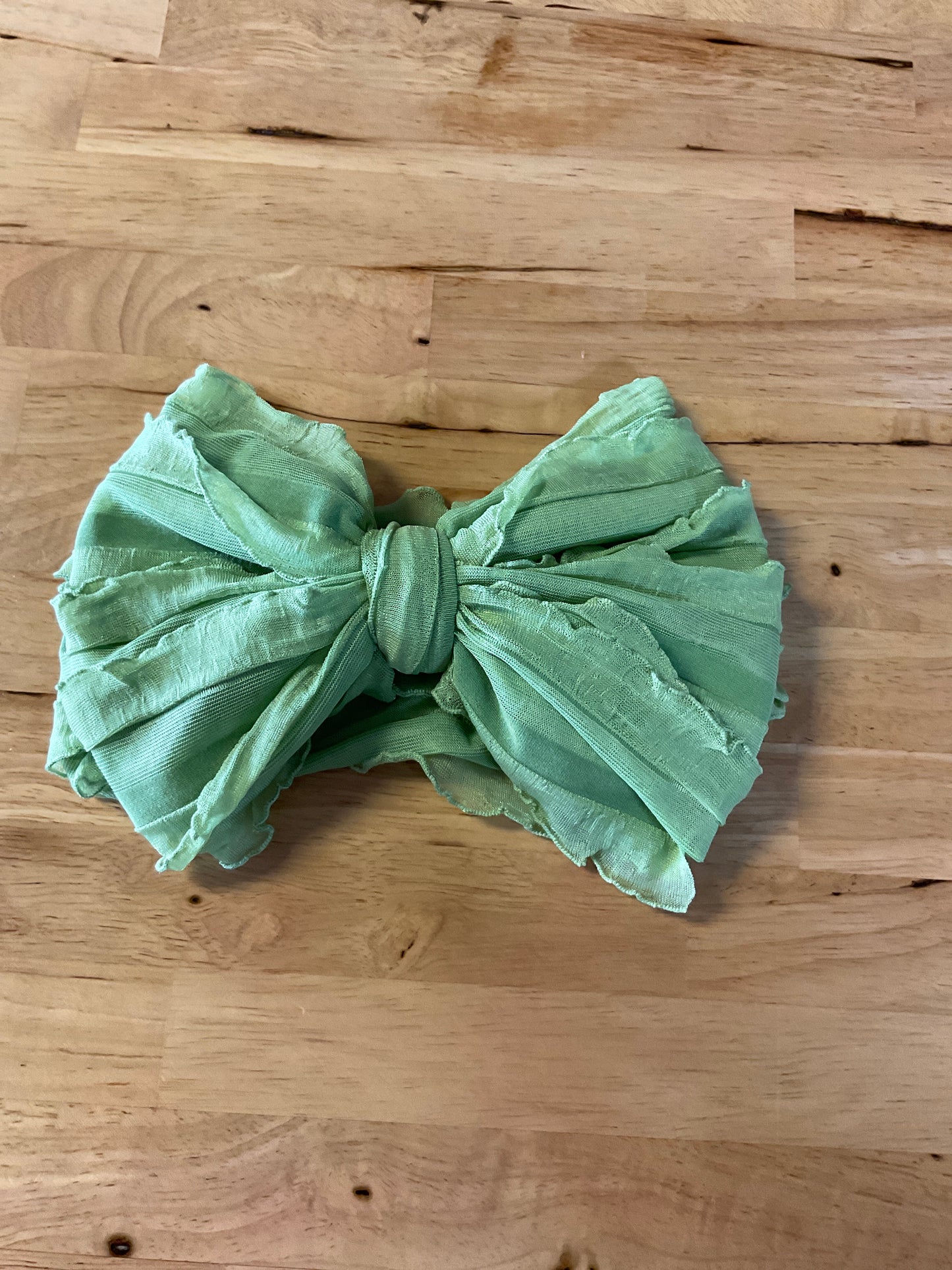 Headband Bow -sage green