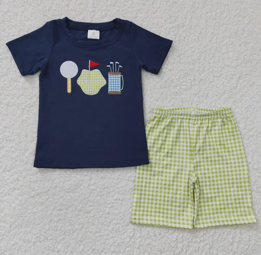 Little birdies embroidered set