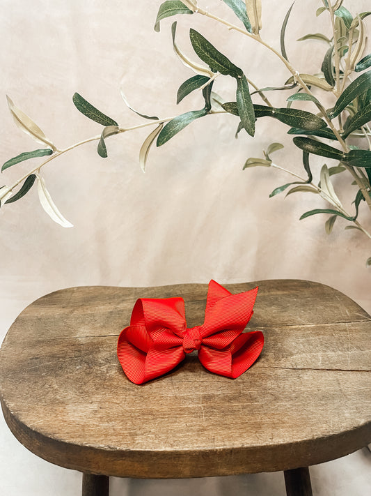 Red Clip Bow